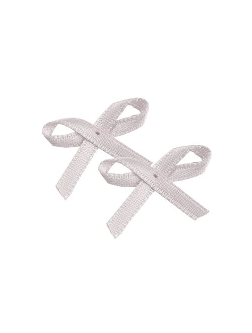 Mini Laço Cetim c/100 Branco - Laleti
