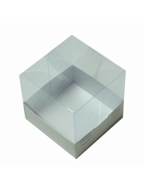 Caixa com Tampa PVC para Cupcake Tombo - Embalarti