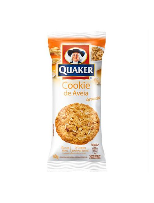 Biscoito Cookies Aveia Granola 40g - Quaker