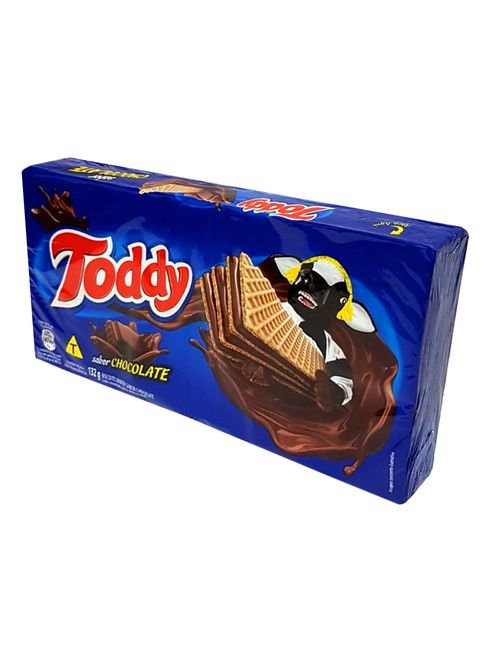 Biscoito Wafer Chocolate Toddy 132g - Quaker