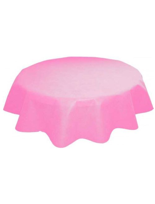 Toalha Redonda TNT Rosa - 1,3m - Best Fest