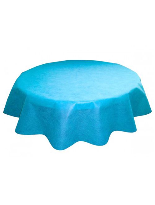 Toalha Redonda TNT Azul Claro - 1,3m - Best Fest