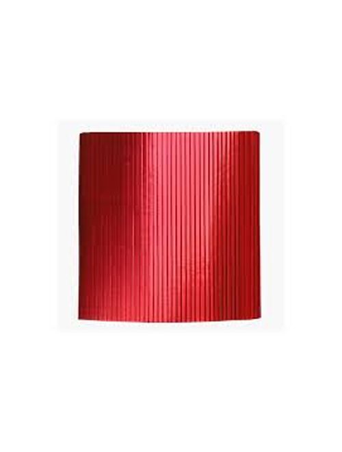 Franja Plissada Vermelho Laminado - Bax
