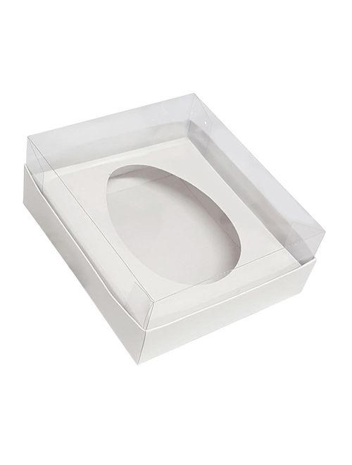 Caixa para Ovo de Colher Branca 500g - Yinpack