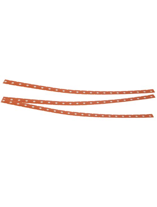 Fecho Prático Poá Laranja 4mmx11cm c/100