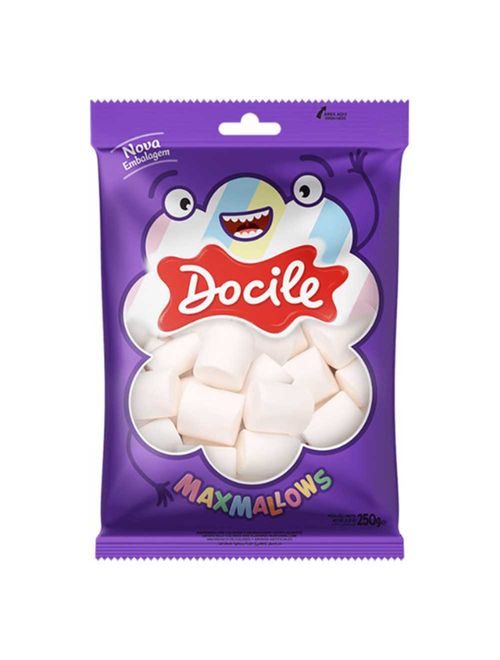 Marshmallow Tubo Branco 250g - Docile