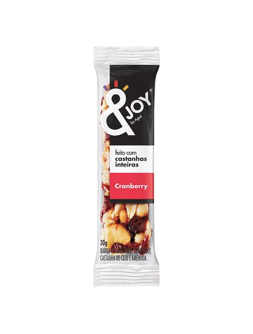 Barra Mixed Nuts Cranberry 30g c/12 - Agtal &Joy