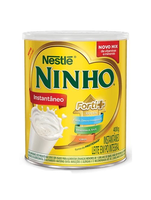 Leite em Pó Ninho Instantâneo Forti+ 400g - Nestlé
