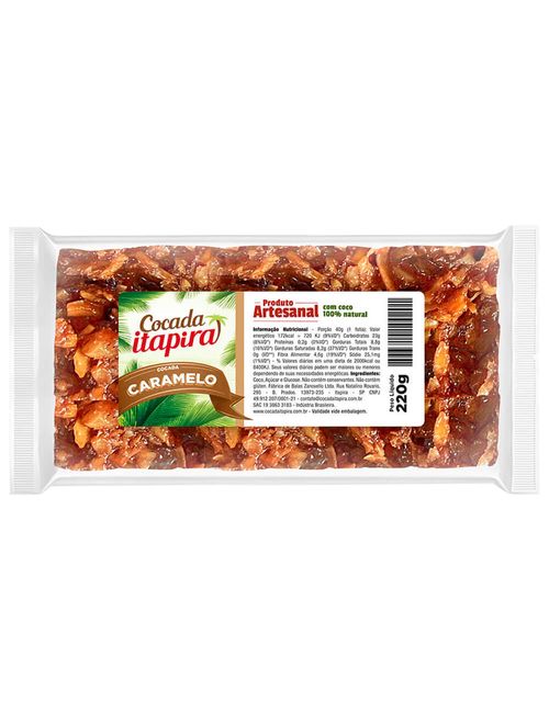 Cocada Caramelo 220g - Itapira