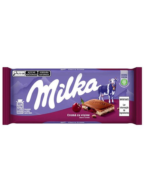 Tablete de Chocolate Cherry Cream 100g - Milka