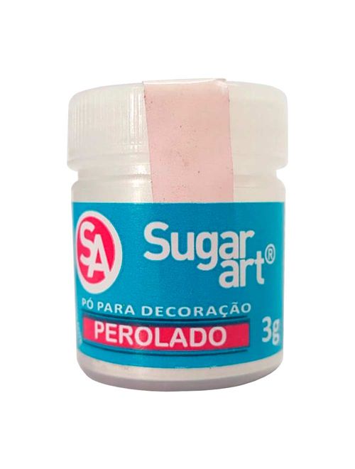 Pó para Decoração Perolado Comestível 3g - Sugar Art
