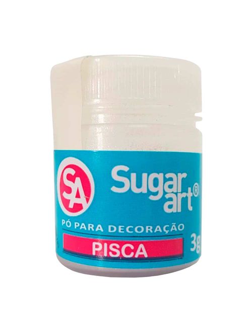 Pó para Decoração Pisca Comestível 3g - Sugar Art