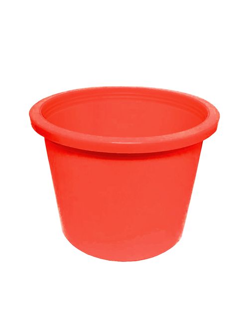 Cachepot Plástico Vermelho - Festa Chic