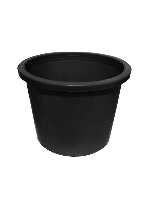 Cachepot Plástico Preto - Festa Chic