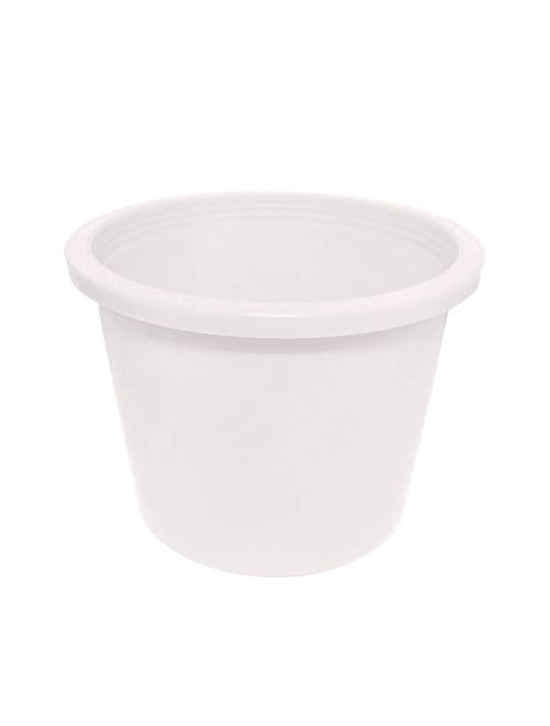 Cachepot Plástico Branco - Festa Chic