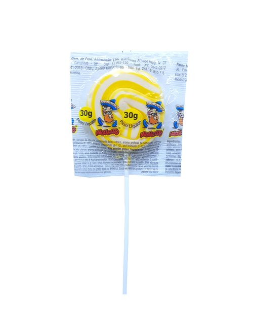 Pirulito Psicodélico Amarelo c/30 - Miguelito