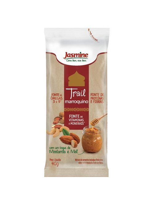 Mix Sementes e Frutas Secas Trail Sabor Marroquino 40g - Jasmine