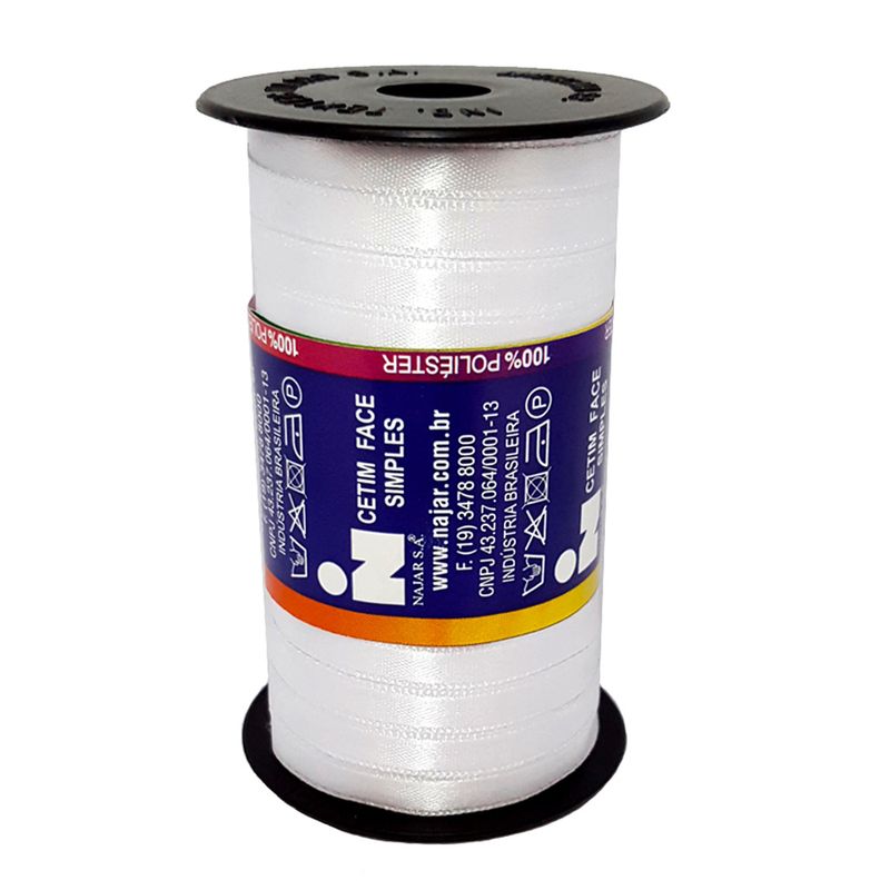 Fita-de-Cetim-Simples-No1-Cor-Branco-c-100m---Najar