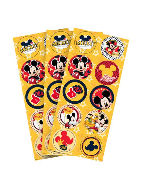 Mickey Clássico Adesivo Redondo c/30 - Regina