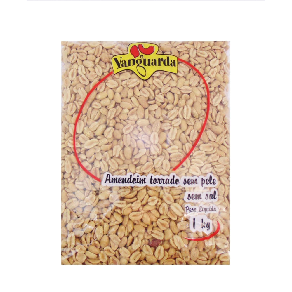 Amendoim Sem Pele Sem Sal 1k - Vanguarda