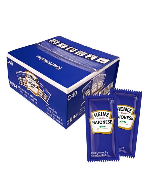 Sachê Maionese 8g c/192 - Heinz