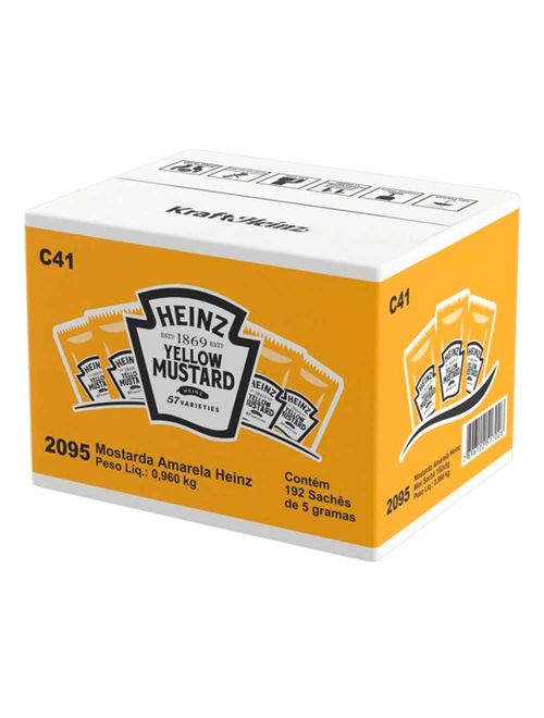 Sachê Mostarda 5g c/192 - Heinz