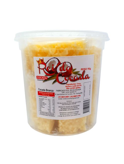 Cocada Branca c/20 - Rei da Cocada