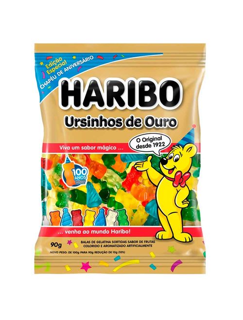 Bala de Gelatina Ursinhos de Ouro 90g - Haribo