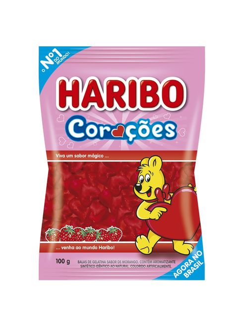Bala de Gelatina Corações 100g - Haribo