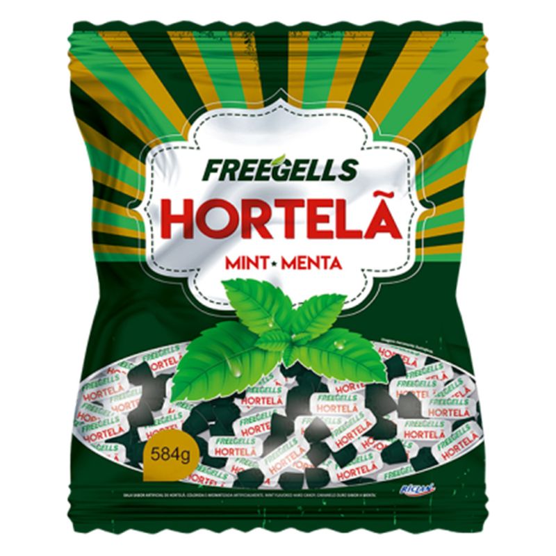Bala-Mastigavel-Hortela-Freegells-584g---Riclan