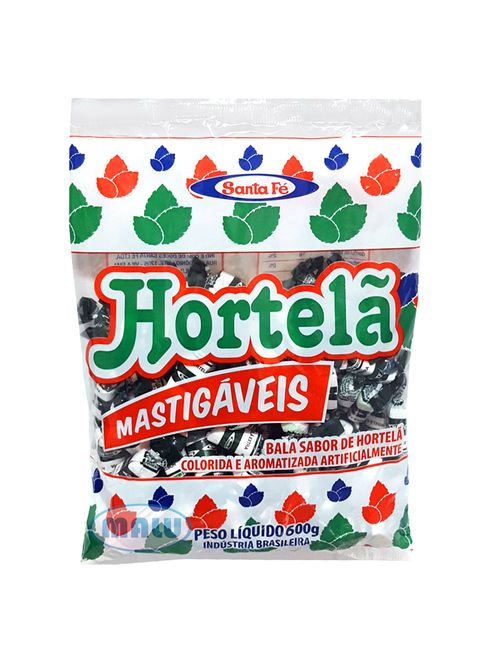 Bala Mastigável Hortelã 600g - Santa Fé