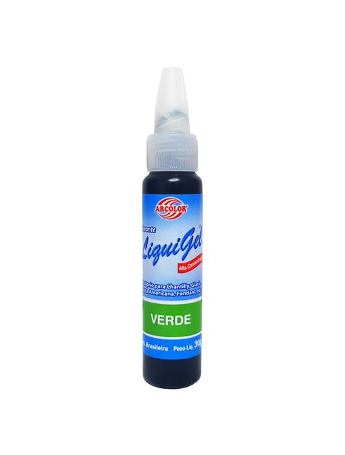 Corante Liquigel Verde 30g - Arcolor