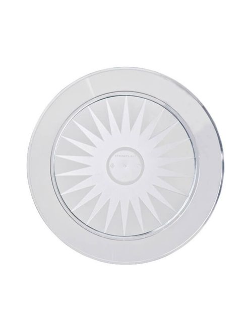 Prato Acrílico Cristal 15cm c/10 - Strawplast