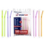 Canudo-Flexivel-Shake-Neon-c-100---Strawplast