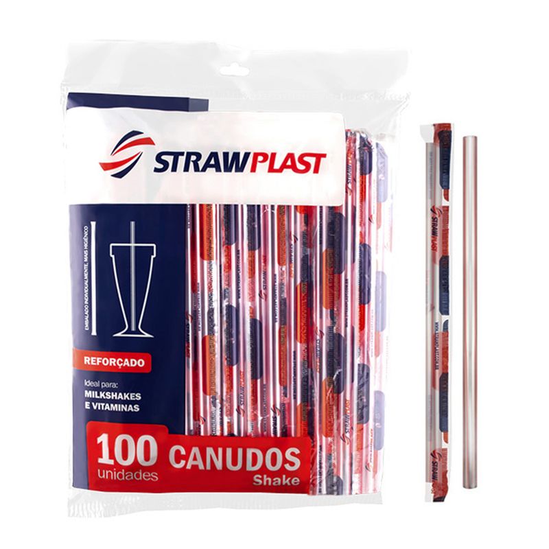 Canudo-Shake-c-100---Strawplast