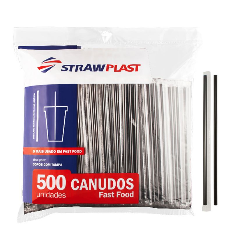 Canudo-plastico-Fast-Food-Preto-c-500---Strawplast