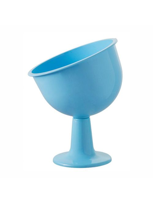 Taça Inclinada Azul Pequena - Fazendo Festa