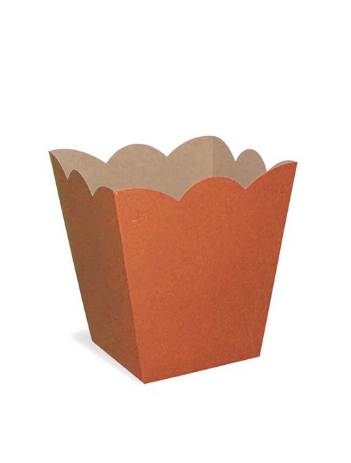 Cachepot Laranja 7x9x9,5cm N4 c/8 - Kid Art