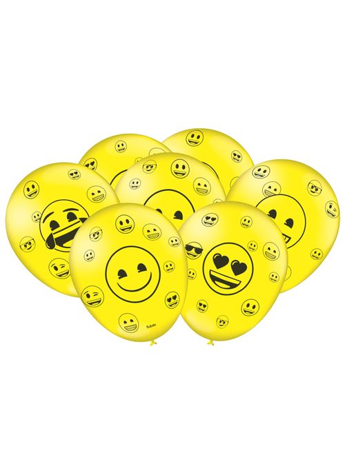 Emoji Balão c/25 - Festcolor