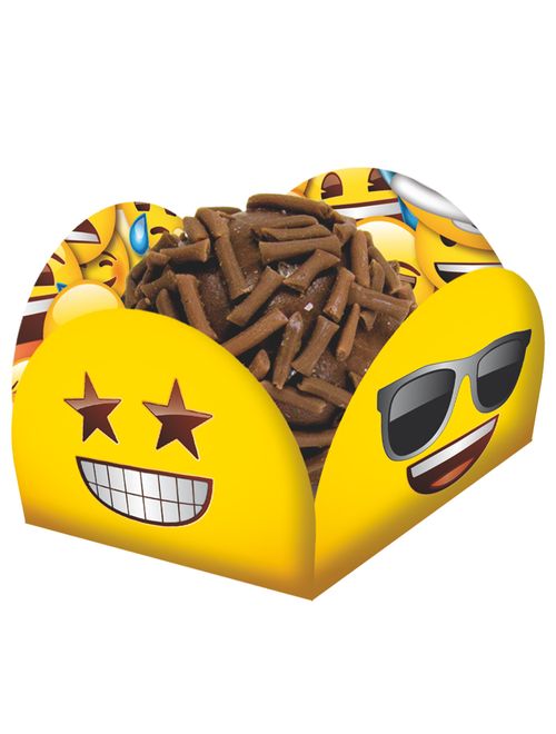 Emoji Porta Forminha c/40 - Festcolor