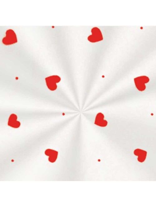 Saco Incolor Decorado 11x19,5cm Love Vermelho c/50 - Cromus