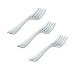 Mini-Garfo-Prata-c-30---Silver-Plastic
