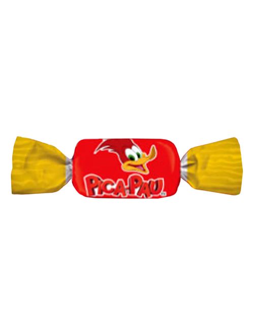 Bala Mastigável Pica Pau Morango 600g - Riclan