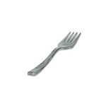 Garfo-Sobremesa-Premium-c-10---Silver-Plastic