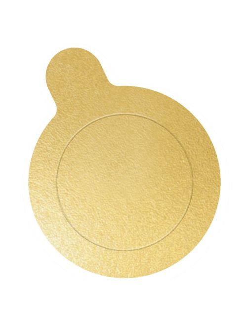Base para Doces Laminada Redonda Ouro 8cm c/20 - Ultrafest