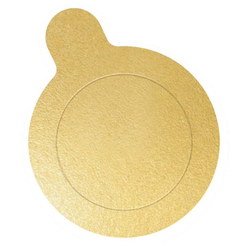 Base-para-Doces-Laminada-Redonda-Ouro-8cm-c-20---Ultrafest-