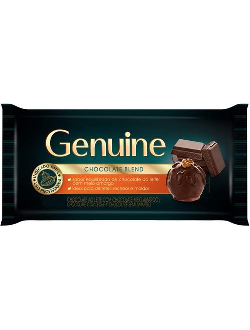 Barra de Chocolate Genuine Blend 1kg - Cargill