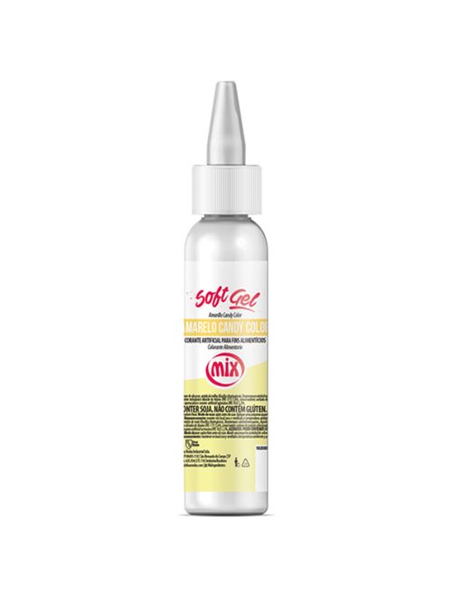 Corante Soft Gel Amarelo Candy 25g - Mix