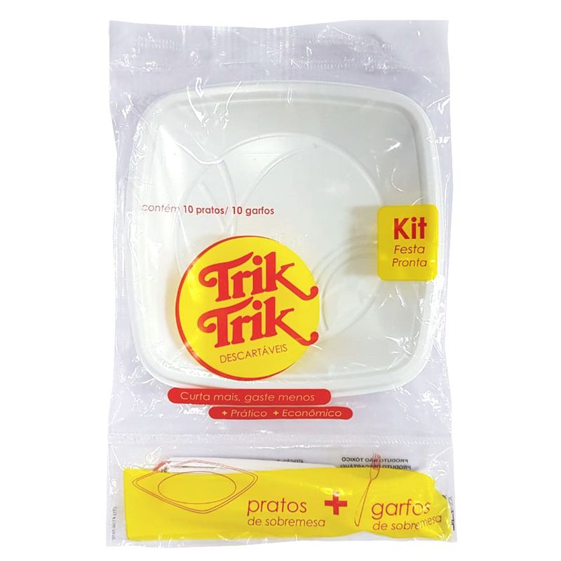 Kit-Festa-Pronta-Branco-Garfo-e-Prato-c-10---Trik-Trik