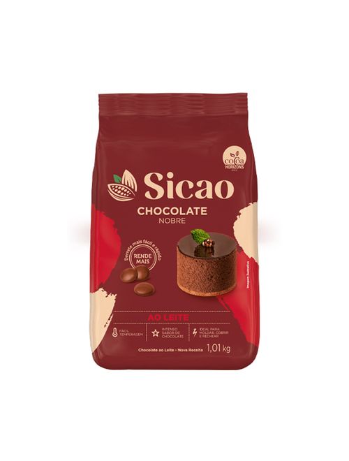 Gotas de Chocolate Ao Leite Gold 1,01kg - Sicao